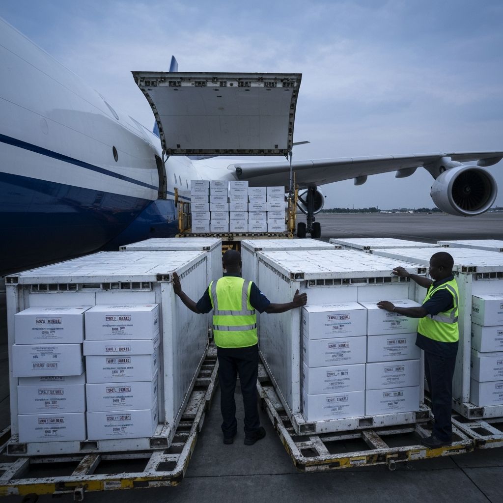 Accra, Ghana - Frozen seafood (air freight)